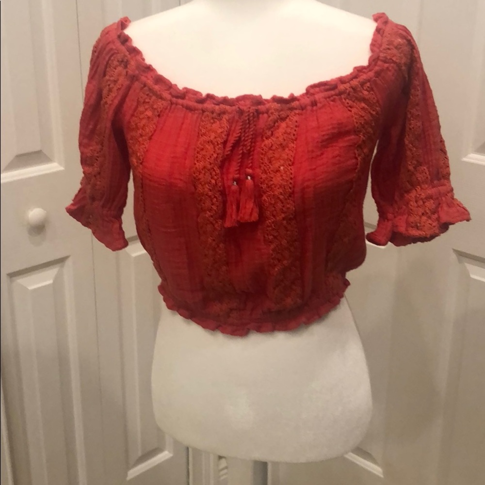 NWT American Eagle off shoulder Boho top